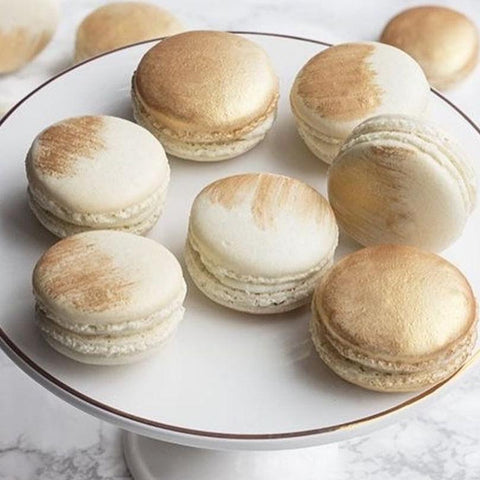 Macaron White & Gold - Fantastic Chocolate