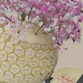 Large Ball of Name Printed White Chocolate - Blue/Pink - Fantastic Chocolate