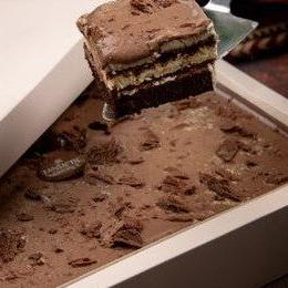 Chocolamo Cake with Vanilla Ice Cream - Fantastic Chocolate
