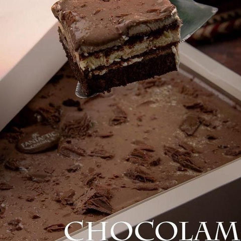 Chocolamo Cake with Vanilla Ice Cream - Fantastic Chocolate