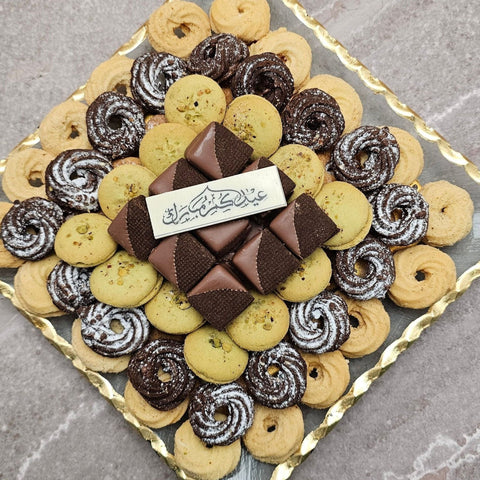 French Biscuit Crystal Tray - Fantastic Chocolate