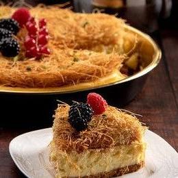 Kanafa Cheesecake with Berries - Fantastic Chocolate