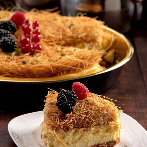 Kanafa Cheesecake with Berries - Fantastic Chocolate