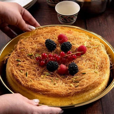 Kanafa Cheesecake with Berries - Fantastic Chocolate