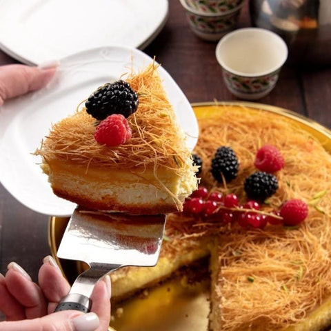Kanafa Cheesecake with Berries - Fantastic Chocolate