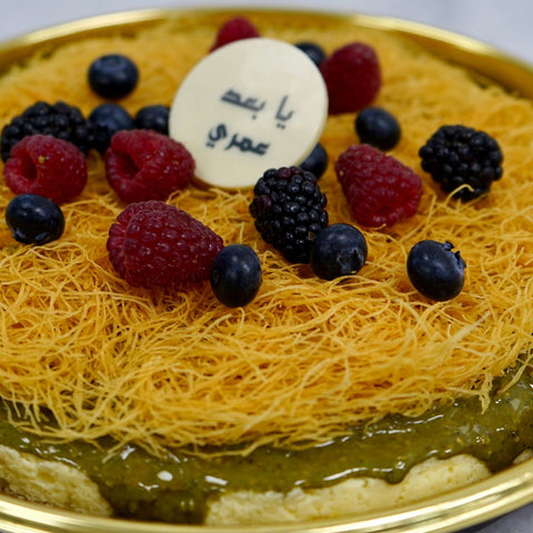 Pistachio Kanafa Cheesecake - Fantastic Chocolate