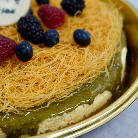 Pistachio Kanafa Cheesecake - Fantastic Chocolate