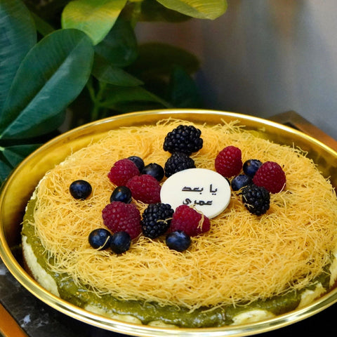 Pistachio Kanafa Cheesecake - Fantastic Chocolate