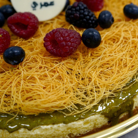 Pistachio Kanafa Cheesecake - Fantastic Chocolate