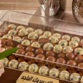 Wooden Tray of Engagement Chocolate - Fantastic Chocolate