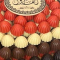 Crystal Tray of 4 Color Chocolates - Fantastic Chocolate