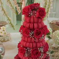 Red Velvet Macaron Tower - Fantastic Chocolate