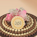 Round Wooden Tray of Chocolate Balls - Fantastic Chocolate