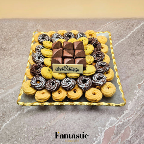 Petit Four Crystal Tray - Fantastic Chocolate