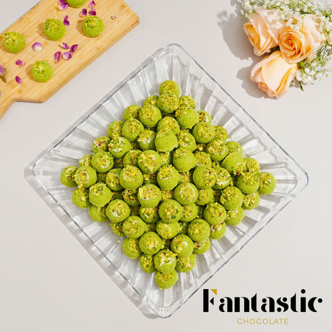 Pistachio Ghraiba Plate - Fantastic Chocolate