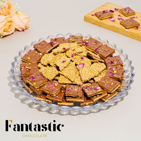 Rahash Plate with Sesame - Fantastic Chocolate