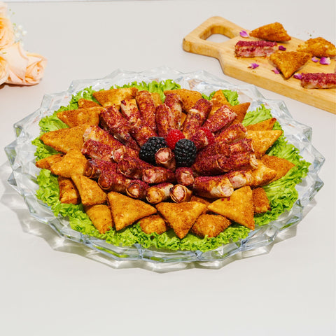 Samosa & Musakhan Plate - Fantastic Chocolate