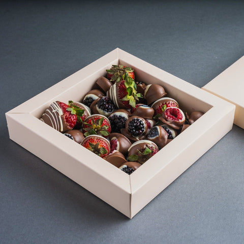 Strawberries & Berries Chocolate Box - Fantastic Chocolate