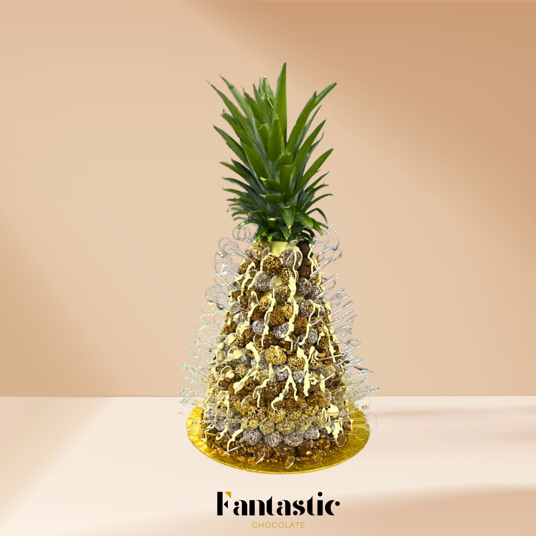 Tower of Dates Coated with Various Flavors (15) - Fantastic Chocolate