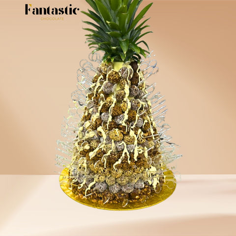 Tower of Dates Coated with Various Flavors (15) - Fantastic Chocolate