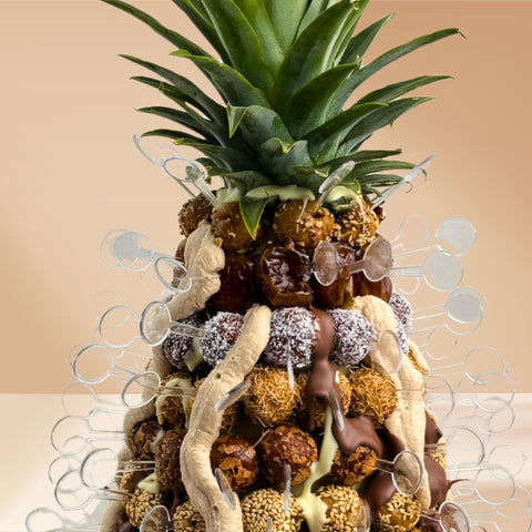 Tower of Dates Coated with Various Flavors (40) - Fantastic Chocolate