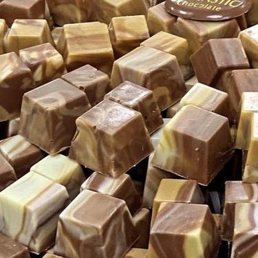 Tray of Marble Chocolate Cubes - Fantastic Chocolate