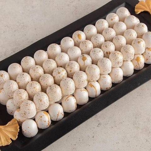 Tray of White and Gold Chocolate - Fantastic Chocolate