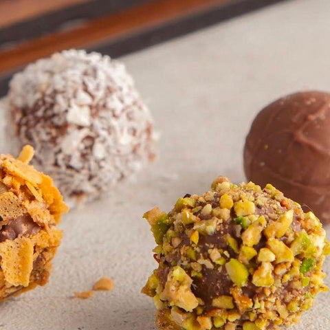 Truffle Chocolate Balls - Crystal Tray - Fantastic Chocolate