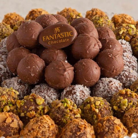 Truffle Chocolate Balls - Crystal Tray - Fantastic Chocolate