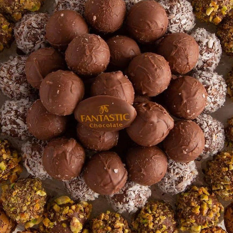 Truffle Chocolate Balls - Crystal Tray - Fantastic Chocolate